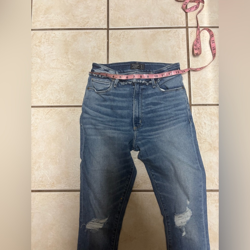 Abercrombie & Fitch Simone high rise ankle jeans 27/4r - Picture 4 of 6